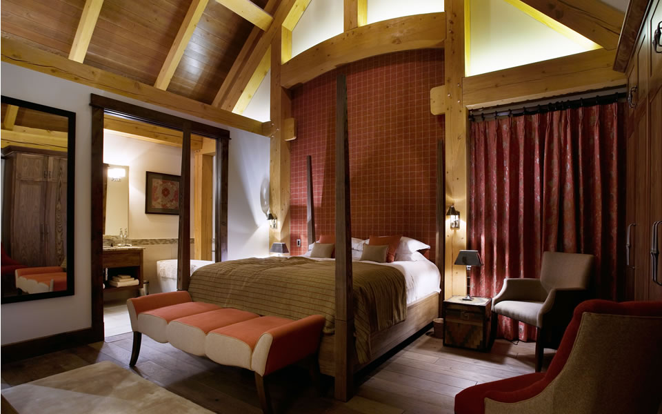 Bedroom 4 Bighorn Luxury Heli-Ski Lodge in Revelstoke