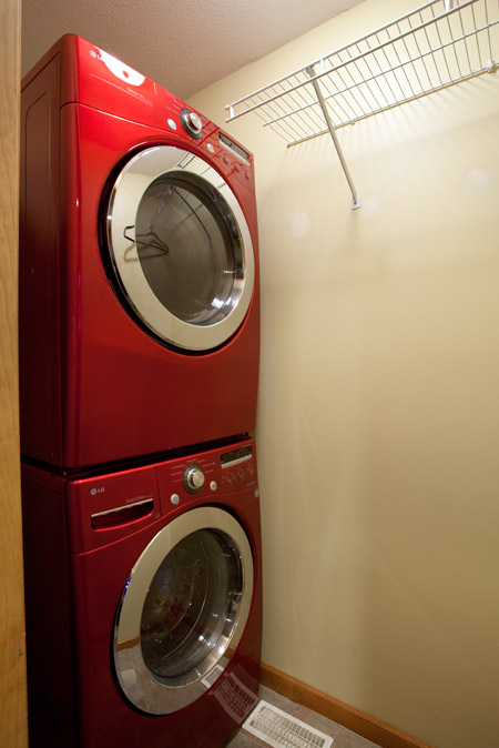 Washer and dryer equipped